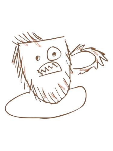 Smell Bent Fuzzy Teacup