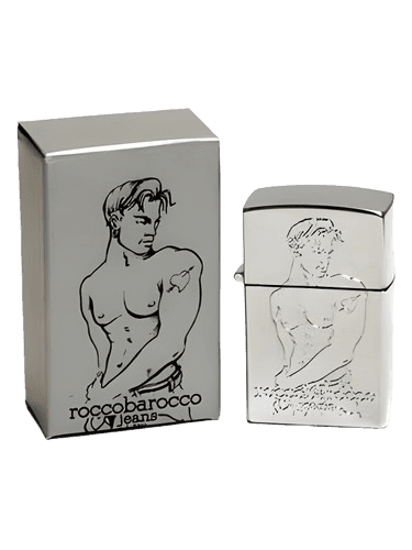 Roccobarocco Silver Jeans Men