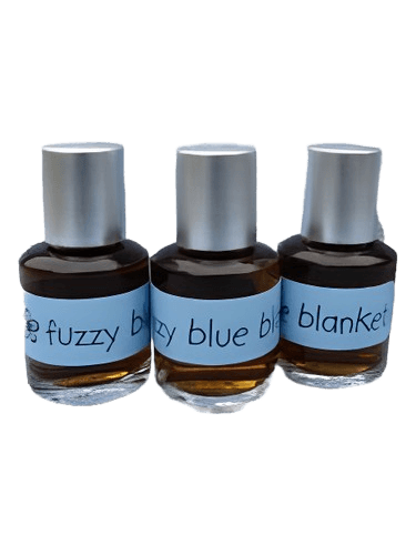 Skye Botanicals Fuzzy Blue Blanket