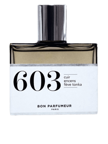 Bon Parfumeur 603 cuir, encens, fève tonka