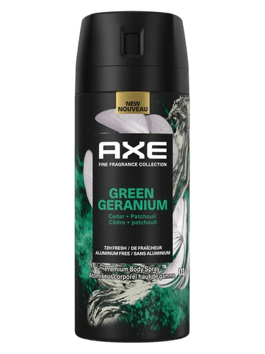 AXE Green Geranium