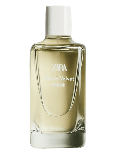 Zara Yellow Velvet Splash